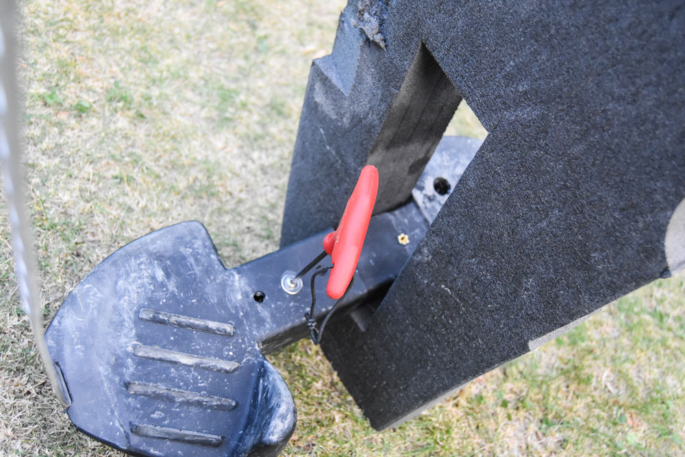 Personalizar tu kayak, reposapies